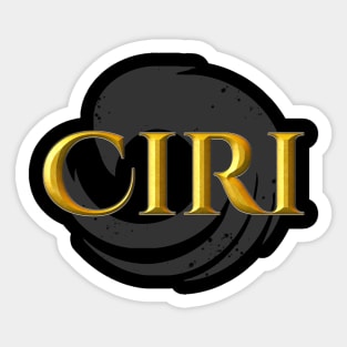 Ciri Sticker
